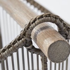 Basket with Toilet Roll holder - Natural Image