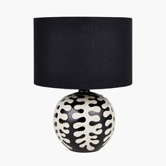 Black and white abstract Lamp Base Small Image