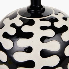 Black and white abstract Lamp Base Small Image