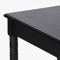 Black Painted Console with Shelf  Image