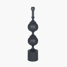 Black Tall Bobble shape lamp Image