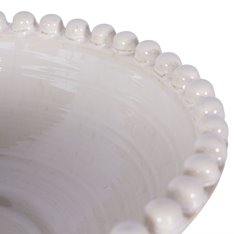 Bobble Edge Cream Glaze Bowl Image