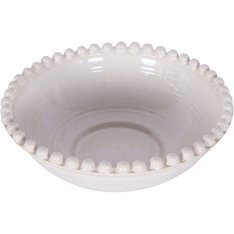 Bobble Edge Cream Glaze Bowl Image