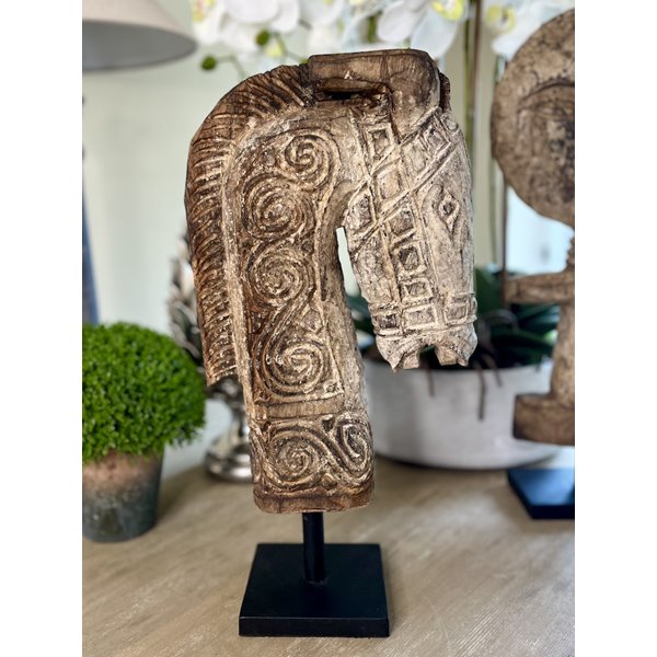 Carved Wooded Horse Head