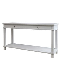 Classic White Painted Wood Console Table Image