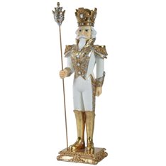 Gold & White 6ft Nutcracker Soldier  Image