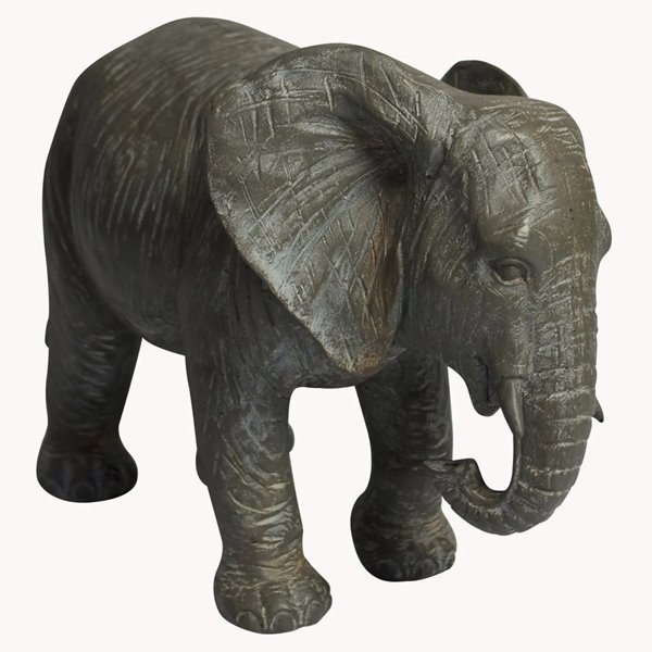 Grey Baby Elephant sculpture