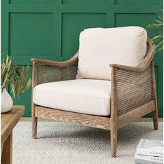 Natural Rattan Armchair Image