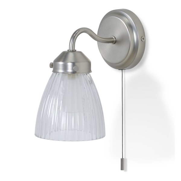 PIMLICO BATHROOM GLASS WALL LIGHT