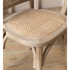 Rattan & Cane back dining chair Image