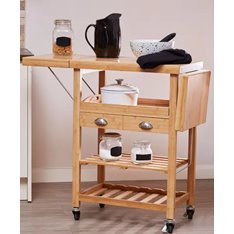 Bamboo Small Kitchen Island Image