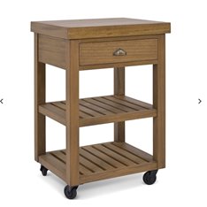 Wood Top Natural Butchers Block Image